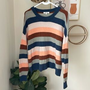Madewell Multicolor Striped Crewneck Sweater Womens Small